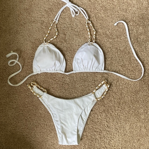 Sauvage Swimwear Mariposa Chainmail Bikini Top and Bottom - Picture 5 of 9